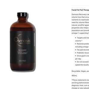 Two! Osmosis wellness recovery prebiotic, omega & fat pad renewal + AnteAGE